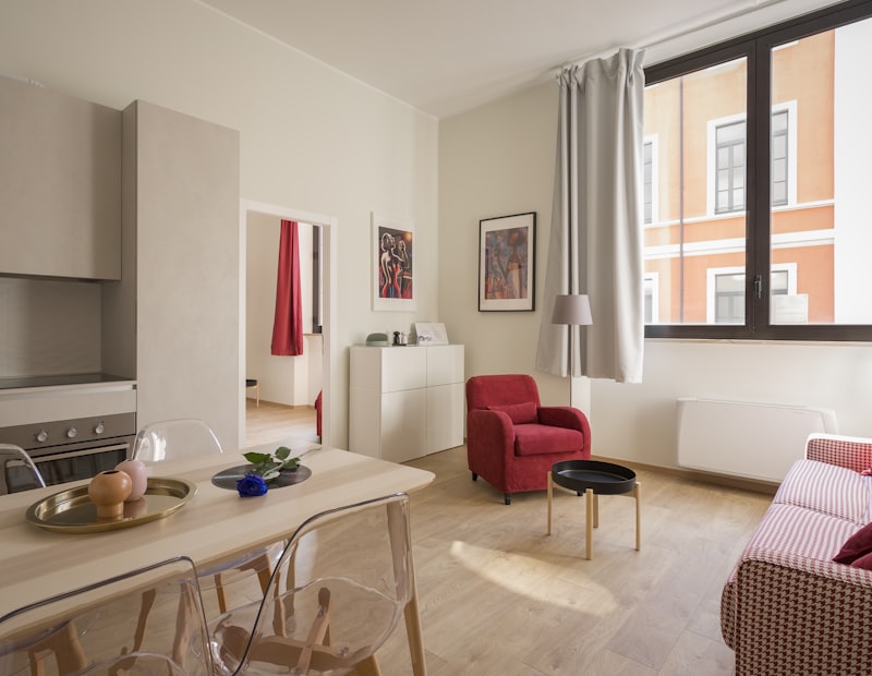 Warm, inviting apartment interior